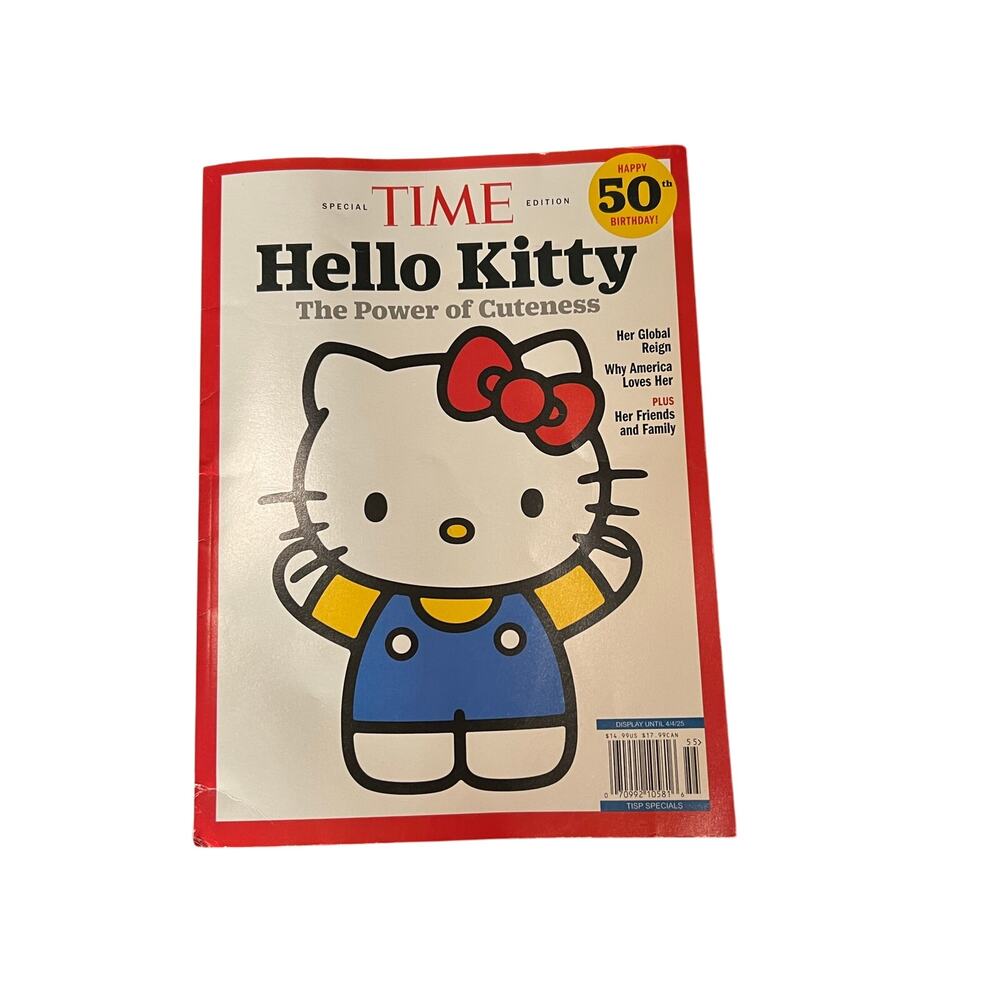 50 YEARS OF HELLO KITTY THE POWER OF CUTENESS TIME MAGAZINE SPECIAL EDITION 2024